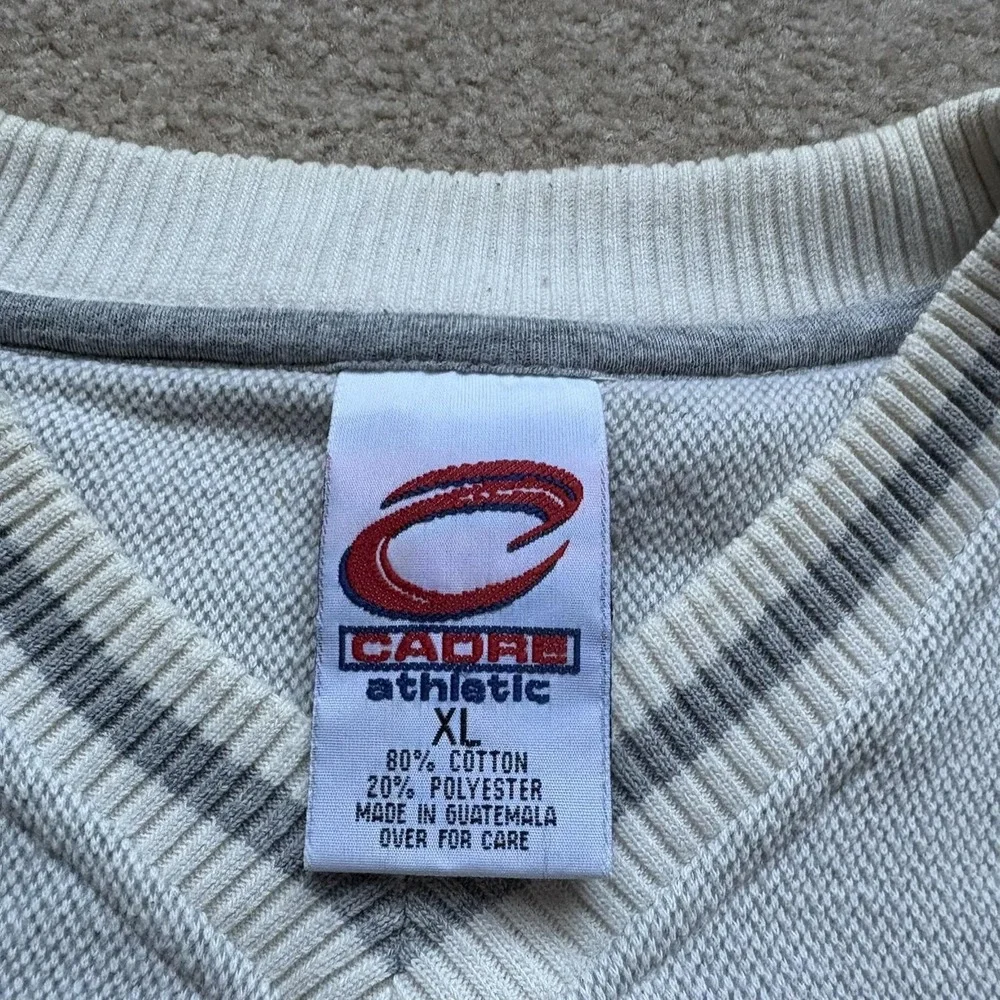 Vtg‎ Green Bay Packers Sweater XL Gray NFL Football V Neck Knit Pullover 90s